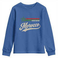 Morocco Youth Sweatshirt Limited Edition Vintage Moroccan Pride Retro