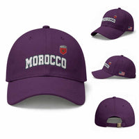 Morocco Moroccan Flag Vintage Pride Baseball Cap