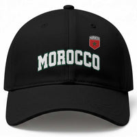 Morocco Moroccan Flag Vintage Pride Baseball Cap