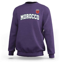 Morocco Moroccan Flag Vintage Pride Sweatshirt