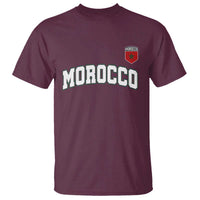 Morocco Moroccan Flag Vintage Pride T Shirt