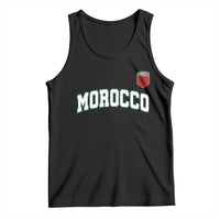 Morocco Moroccan Flag Vintage Pride Tank Top
