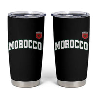 Morocco Moroccan Flag Vintage Pride Tumbler Cup