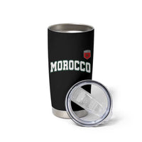 Morocco Moroccan Flag Vintage Pride Tumbler Cup
