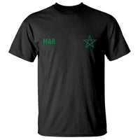 Morocco T Shirt Green Star Minimalist Patriotic Pride Gift for Proud Moroccan