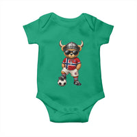 Norway Soccer Fan Baby Onesie Cool Viking Bear Nordic Football Norwegian Flag