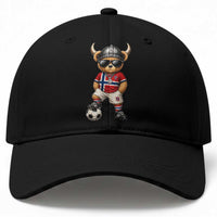 Norway Soccer Fan Baseball Cap Cool Viking Bear Nordic Football Norwegian Flag