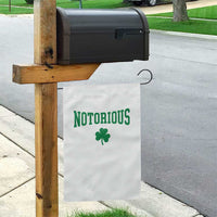 Irish Pride Boxing Fighting Notorious Garden Flag Retro Shamrock Varsity Irish Lucky Clover Graphic