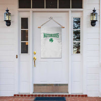Irish Pride Boxing Fighting Notorious Garden Flag Retro Shamrock Varsity Irish Lucky Clover Graphic