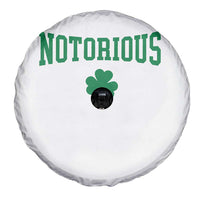 Irish Pride Boxing Fighting Notorious Spare Tire Cover Retro Shamrock Varsity Irish Lucky Clover Graphic