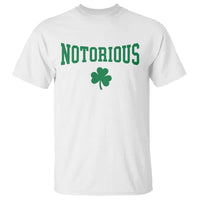 Irish Pride Boxing Fighting Notorious T Shirt Retro Shamrock Varsity Irish Lucky Clover Graphic