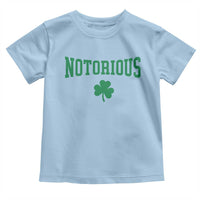 Irish Pride Boxing Fighting Notorious Toddler T Shirt Retro Shamrock Varsity Irish Lucky Clover Graphic