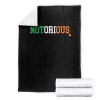 Irish Pride Boxing Fighting Notorious Throw Blanket Irish Flag Lucky Shamrock Graphic