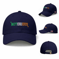 Irish Pride Boxing Fighting Notorious Baseball Cap Irish Flag Lucky Shamrock Graphic