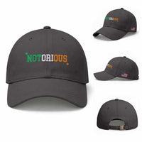 Irish Pride Boxing Fighting Notorious Baseball Cap Irish Flag Lucky Shamrock Graphic