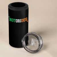 Irish Pride Boxing Fighting Notorious 4 in 1 Can Cooler Tumbler Irish Flag Lucky Shamrock Graphic