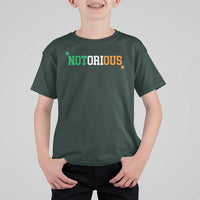 Irish Pride Boxing Fighting Notorious T Shirt For Kid Irish Flag Lucky Shamrock Graphic