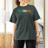 Irish Pride Boxing Fighting Notorious T Shirt For Women Irish Flag Lucky Shamrock Graphic