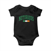 Vintage Irish Flag Notorious Baby Onesie Boxing Fans