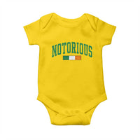 Vintage Irish Flag Notorious Baby Onesie Boxing Fans