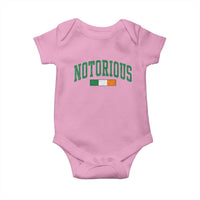 Vintage Irish Flag Notorious Baby Onesie Boxing Fans