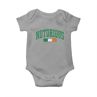 Vintage Irish Flag Notorious Baby Onesie Boxing Fans