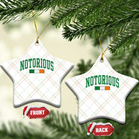 Vintage Irish Flag Notorious Ceramic Ornament Boxing Fans