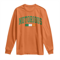 Vintage Irish Flag Notorious Long Sleeve Shirt Boxing Fans