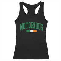 Vintage Irish Flag Notorious Racerback Tank Top Boxing Fans