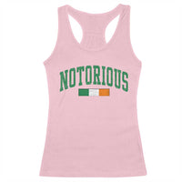 Vintage Irish Flag Notorious Racerback Tank Top Boxing Fans