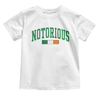 Vintage Irish Flag Notorious Toddler T Shirt Boxing Fans