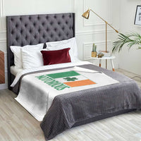 Irish Pride Boxing Fighting Notorious Throw Blanket Vintage Ireland Flag Irish Retro Throwback