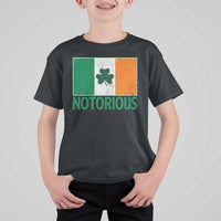 Irish Pride Boxing Fighting Notorious T Shirt For Kid Vintage Ireland Flag Irish Retro Throwback