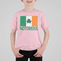 Irish Pride Boxing Fighting Notorious T Shirt For Kid Vintage Ireland Flag Irish Retro Throwback