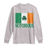 Irish Pride Boxing Fighting Notorious Long Sleeve Shirt Vintage Ireland Flag Irish Retro Throwback