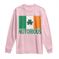 Irish Pride Boxing Fighting Notorious Long Sleeve Shirt Vintage Ireland Flag Irish Retro Throwback