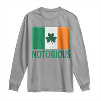 Irish Pride Boxing Fighting Notorious Long Sleeve Shirt Vintage Ireland Flag Irish Retro Throwback