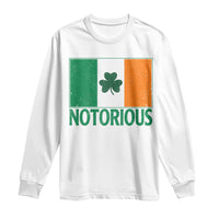 Irish Pride Boxing Fighting Notorious Long Sleeve Shirt Vintage Ireland Flag Irish Retro Throwback