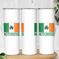 Irish Pride Boxing Fighting Notorious Skinny Tumbler Vintage Ireland Flag Irish Retro Throwback