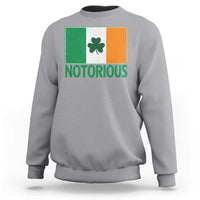 Irish Pride Boxing Fighting Notorious Sweatshirt Vintage Ireland Flag Irish Retro Throwback