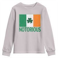 Irish Pride Boxing Fighting Notorious Youth Sweatshirt Vintage Ireland Flag Irish Retro Throwback