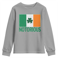 Irish Pride Boxing Fighting Notorious Youth Sweatshirt Vintage Ireland Flag Irish Retro Throwback