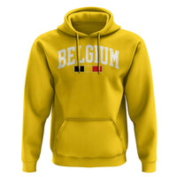 Vintage Belgium Flag Graphic Hoodie Belgian Pride Patriotic Gift