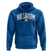 Vintage Belgium Flag Graphic Hoodie Belgian Pride Patriotic Gift