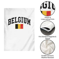 Vintage Belgium Garden Flag Belgian Soccer Football Pride Gift for Fans