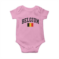Vintage Belgium Baby Onesie Belgian Soccer Football Pride Gift for Fans