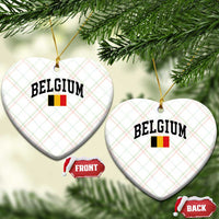 Vintage Belgium Ceramic Ornament Belgian Soccer Football Pride Gift for Fans