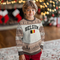 Vintage Belgium Ugly Christmas Sweater Belgian Soccer Football Pride Gift for Fans