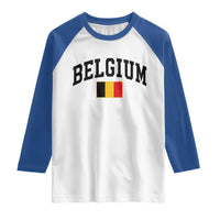 Vintage Belgium Raglan Shirt Belgian Soccer Football Pride Gift for Fans