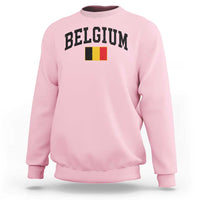 Vintage Belgium Sweatshirt Belgian Soccer Football Pride Gift for Fans